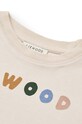 Liewood t-shirt bawełniany dziecięcy Sixten Placement Shortsleeve T-shirt beżowy LW18799