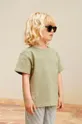 zelena Otroška bombažna kratka majica Liewood Sixten Placement Shortsleeve T-shirt Otroški