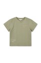Liewood t-shirt bawełniany dziecięcy Sixten Placement Shortsleeve T-shirt LW18799 zielony SS24