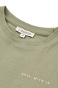 Liewood t-shirt bawełniany dziecięcy Sixten Placement Shortsleeve T-shirt zielony LW18799