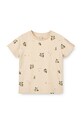 Детская хлопковая футболка Liewood Apia Baby Printed Shortsleeve T-shirt хлопок розовый LW18826