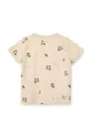 Детская хлопковая футболка Liewood Apia Baby Printed Shortsleeve T-shirt розовый