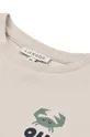 бирюзовый Детская хлопковая футболка Liewood Apia Placement Shortsleeve T-shirt