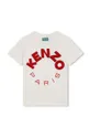 beżowy Kenzo Kids t-shirt bawełniany dziecięcy Dziecięcy