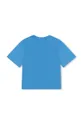 Otroška bombažna kratka majica Marc Jacobs modra
