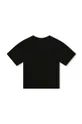 Otroška bombažna kratka majica Marc Jacobs črna