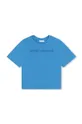 modra Otroška bombažna kratka majica Marc Jacobs Otroški