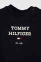 Deklice Kratka majica za dojenčka Tommy Hilfiger KN0KN01761.PPYH mornarsko modra