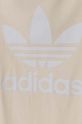 Chlapec Detské bavlnené tričko adidas Originals TREFOIL TEE IN8452 béžová