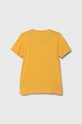 Detské bavlnené tričko adidas IS2582 žltá SS24
