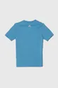 Дитяча бавовняна футболка adidas блакитний