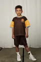 brązowy Mini Rodini t-shirt dziecięcy Basket Dziecięcy