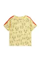 rumena Otroška kratka majica Mini Rodini Otroški