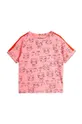 ροζ Παιδικό μπλουζάκι Mini Rodini Cathlethes Παιδικά