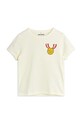 Mini Rodini t-shirt bawełniany dziecięcy Medal nadruk biały 2422014610