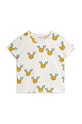 Mini Rodini t-shirt dziecięcy Medal wzorzyste biały 2422014997