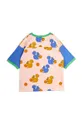 Mini Rodini t-shirt bawełniany dziecięcy Squirrel multicolor