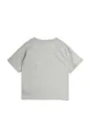 Otroška bombažna kratka majica Mini Rodini siva