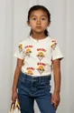 bianco Mini Rodini t-shirt in cotone per bambini  Hike Bambini