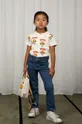 Дитяча бавовняна футболка Mini Rodini