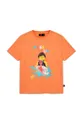 oranžna Otroška bombažna kratka majica Lego Otroški