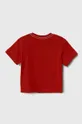 Otroška bombažna kratka majica United Colors of Benetton rdeča