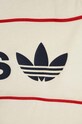 CHLAPEC Dětské bavlněné tričko adidas Originals IP2653 béžová