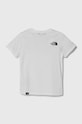 The North Face t-shirt dziecięcy SIMPLE DOME TEE pozostałe biały NF0A87T4