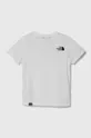 biały The North Face t-shirt dziecięcy SIMPLE DOME TEE Dziecięcy
