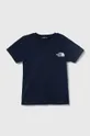 mornarsko modra Otroška kratka majica The North Face SIMPLE DOME TEE Otroški