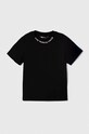 The North Face tricou din bumbac NEW SS ZUMU TEE print negru NF0A877S