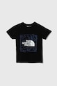 The North Face t-shirt bawełniany dziecięcy NEW GRAPHIC TEE nadruk czarny NF0A877W