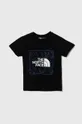 nero The North Face t-shirt in cotone per bambini NEW GRAPHIC TEE Bambini