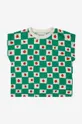 Μωρό βαμβακερό μπλουζάκι Bobo Choses πράσινο