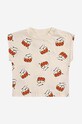 Bobo Choses tricou din bumbac pentru bebelusi 124AB007 bej SS24