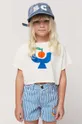 biały Bobo Choses t-shirt bawełniany Dziecięcy