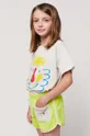 сірий Дитяча бавовняна футболка Bobo Choses Дитячий
