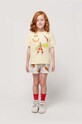 Bobo Choses t-shirt bawełniany dziecięcy żółty 124AC012