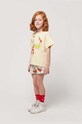 Bobo Choses t-shirt bawełniany dziecięcy 124AC012 żółty