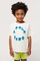bela Otroška bombažna kratka majica Bobo Choses Otroški
