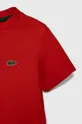Παιδικό βαμβακερό μπλουζάκι Lacoste Κύριο υλικό: 100% Βαμβάκι Πλέξη Λαστιχο: 96% Βαμβάκι, 4% Σπαντέξ