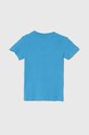 Lacoste t-shirt bawełniany dziecięcy TJ1122.PPYH niebieski SS24