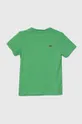 zelena Dječja pamučna majica kratkih rukava Lacoste Dječji