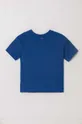 Дитяча бавовняна футболка Lacoste блакитний