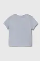 Dječja pamučna majica kratkih rukava Lacoste plava