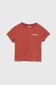 Lacoste t-shirt in cotone per bambini prodotto per bambini granata TJ7971