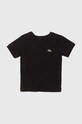 Lacoste tricou copii uni negru TJ8811.PPYH