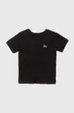 črna Otroška kratka majica Lacoste Otroški