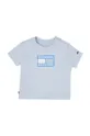 niebieski Tommy Hilfiger t-shirt niemowlęcy Dziecięcy