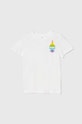 Дитяча бавовняна футболка Puma PUMA X TROLLS Tee візерунок білий 624816